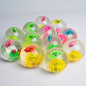 LED Flashing Light Rubber Bouncing Ball For Kids