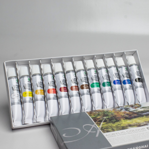 Marie's Acrylic Paint Set Of 12 Colour Tubes (12ml)