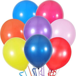 Multi Colour  Birthday Party Decoration Balloons - 100pcs