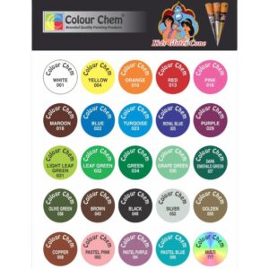 COLOR CHEM GLITTER CONE FOR FABRIC PAINT AND ART ACTIVITY