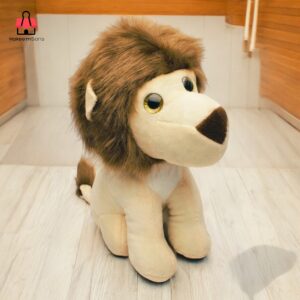 Cit Lion  With Combination of Light And Dark Brown Colour Height Approximately 8 inches Toys