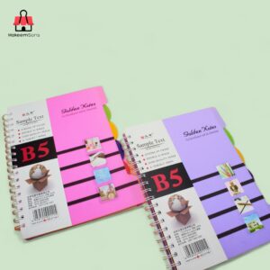 Spiral Notebook 4 Subject B5