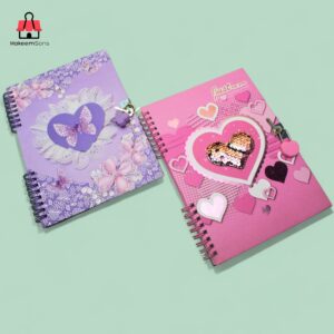 Heart Lock Notebook