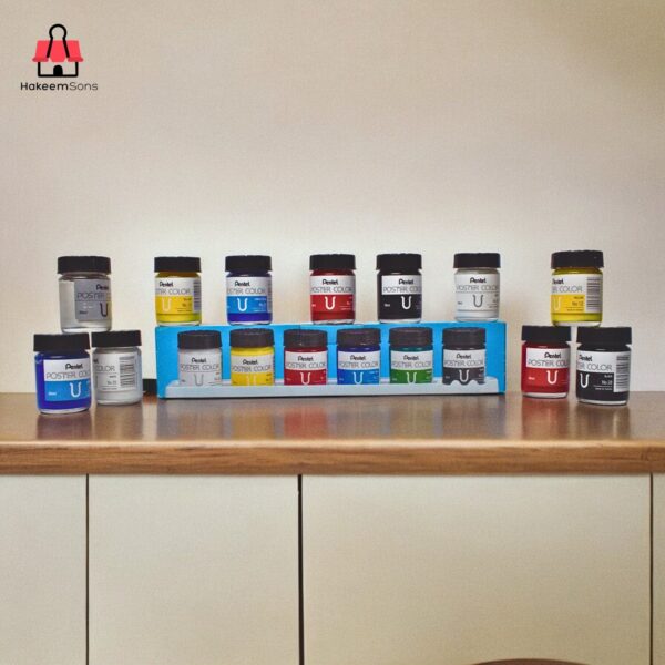 Pentel Poster Colours Paint 30ml - Image 2