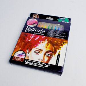 Amazcolor- Watercolour Brush Pen - 12 Colour